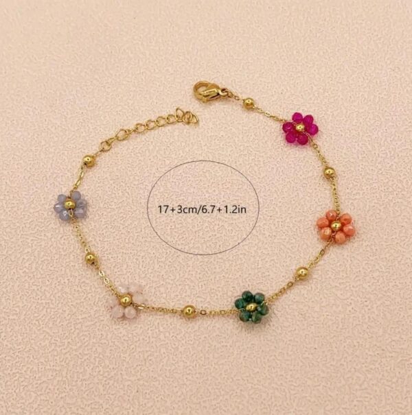 Flower Beads Bracelet - Image 4