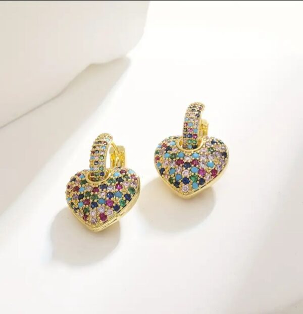 Multi Cubic Earrings - Image 3