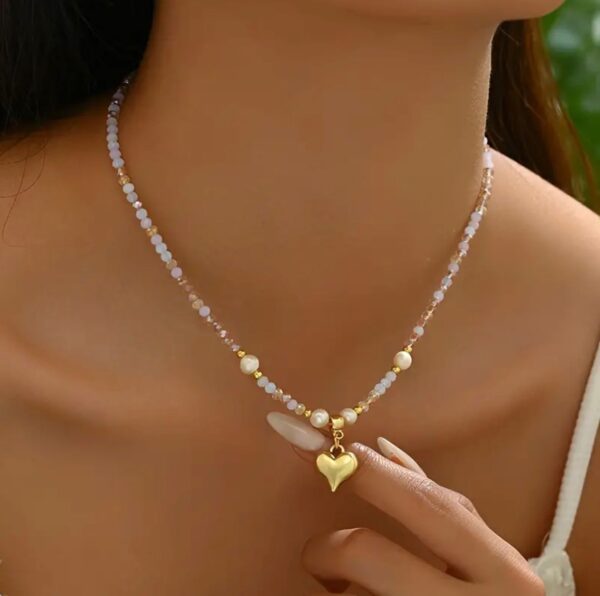 Mini Love Heart Necklace - Image 3