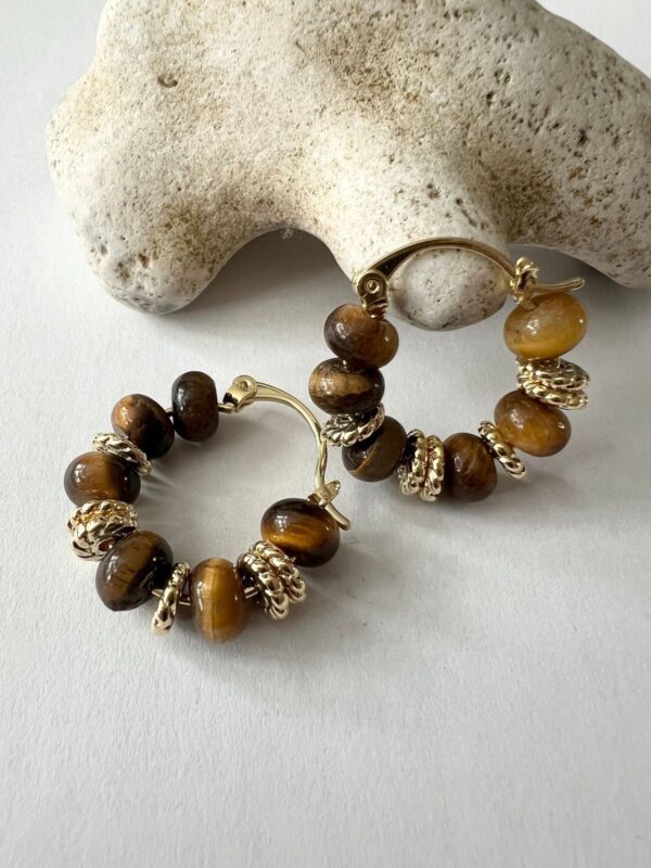 Tiger Eye Earrings - Image 4